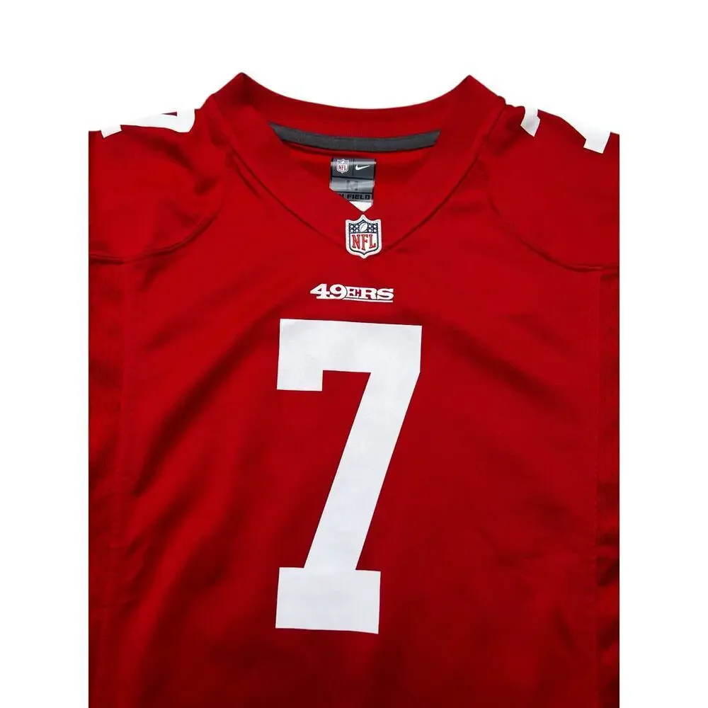 NFL On Field San Francisco 49ers Kaepernick Jersey‎ Youth Medium Nike Football